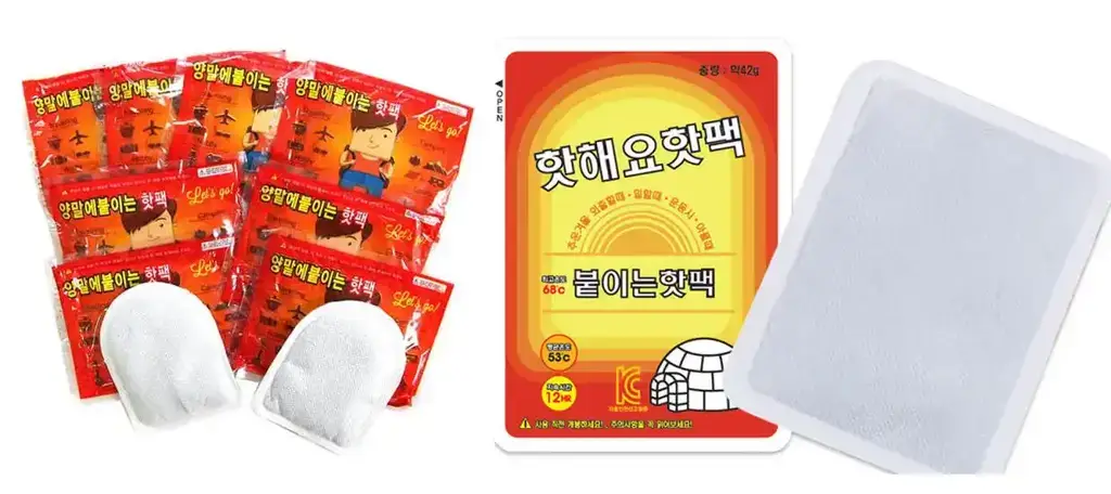 어린이 스키강습 방한 대책 필수 - 스키강습 이미지 핫팩